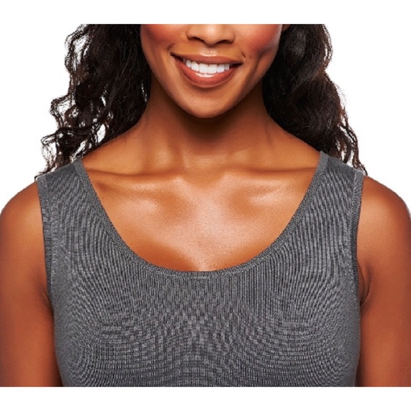 Linea by Louis Dell'Olio Whisper Knit Scoop Neck Tank, NWT 2X Black A237404 - Picture 3 of 13